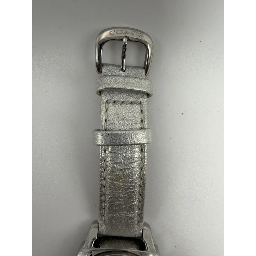 Coach ca433140444 New Battery Ladies Watch 39MM 7.25" Leather Band - Picture 6 of 12